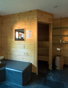 Sauna ve Ville Natur. 