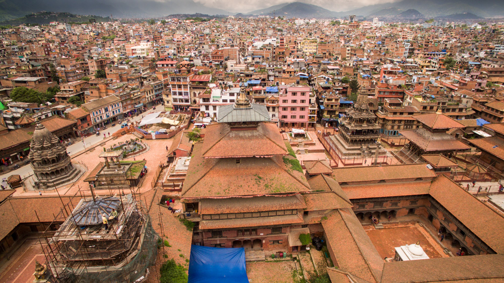 Letecké záběry z Nepálu