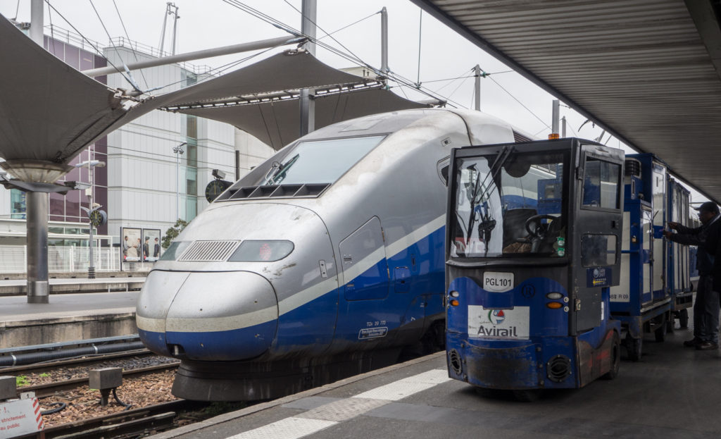 Aerodinamický design vlaku TGV