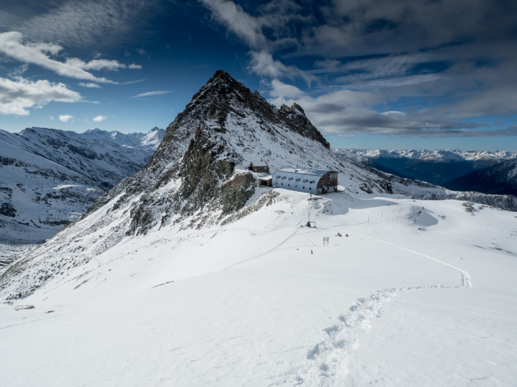 Stüdlhütte - chata pod Grossglocknerem. 