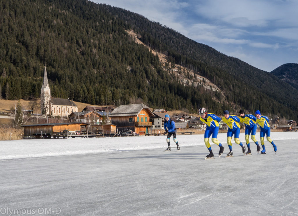 Bruslení na Weissensee